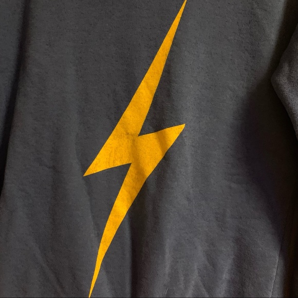 *SOLD* Aviator Nation Blue Lightning Bolt Hoodie M - Picture 5 of 12